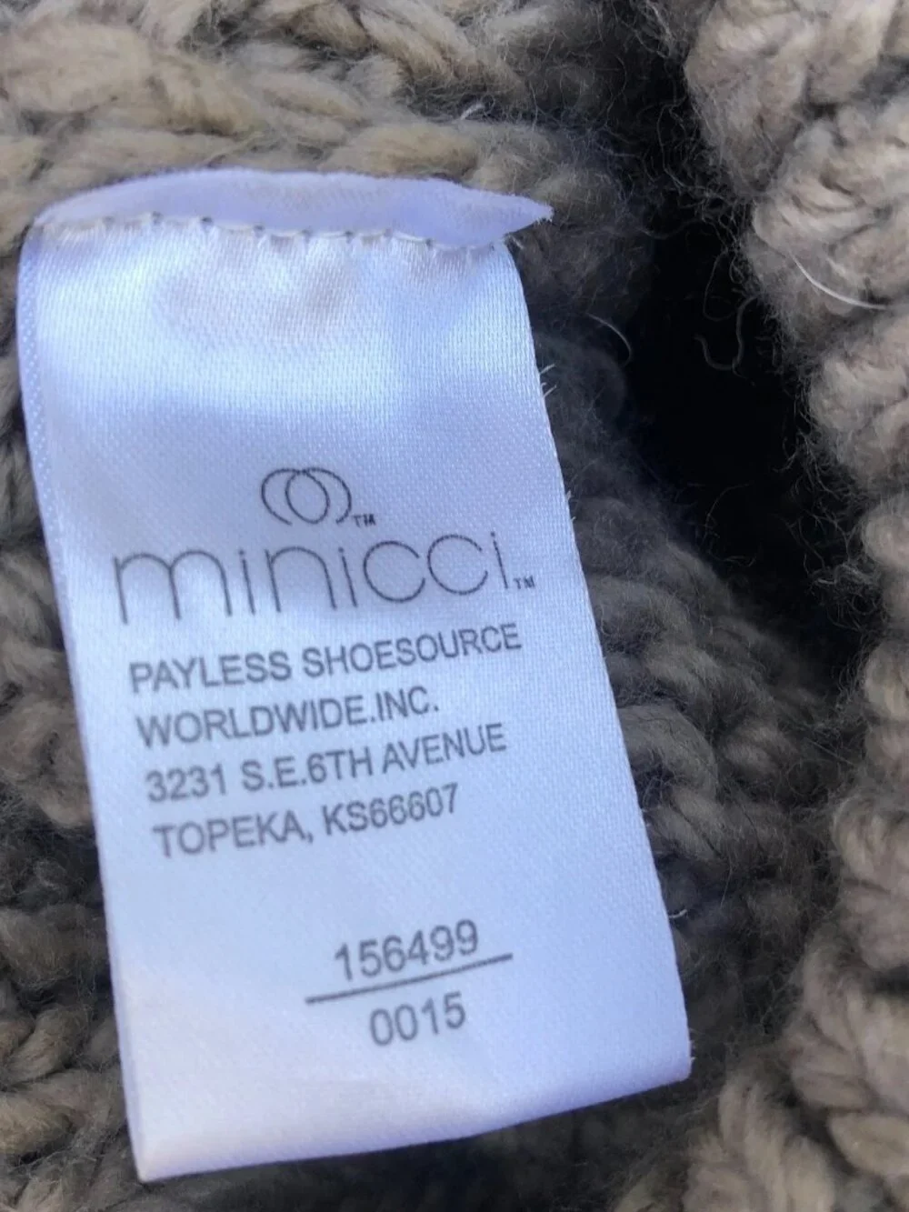 MINICCI Winter Pom Beanie Hat Women's One Size Brown Cuffed Cap